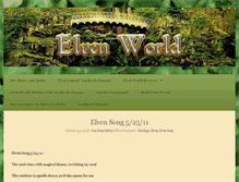 Tablet Screenshot of elvenworld.net